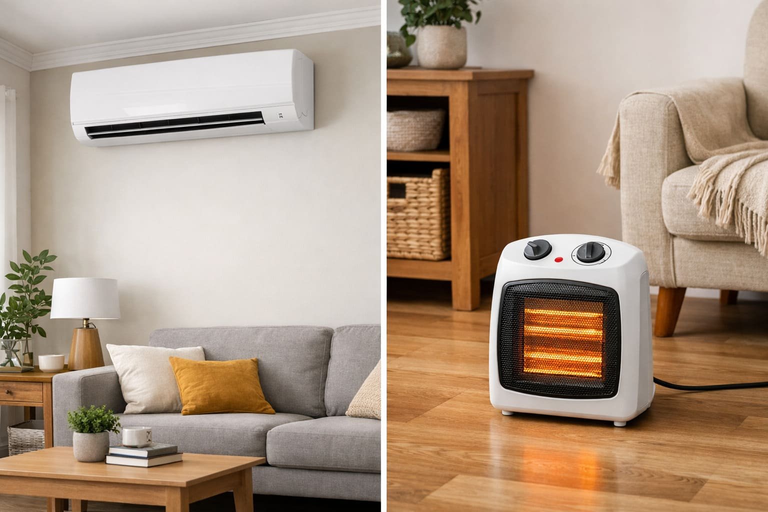 Aquecedor ou ar-condicionado qual a opção mais econômica